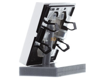 Ansicht rechts Jung A 595 BF P WW Wippe Symbole Pfeile 2-f alpinwei� 