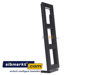 Ansicht links Jung AC 583 BF ANM Rahmen 3-fach anthrazit matt 