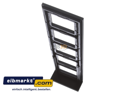 Ansicht oben hinten Jung AC 585 BF ANM Rahmen 5-fach anthrazit matt 