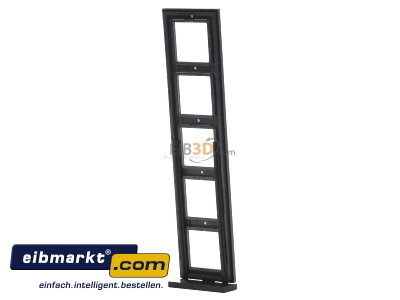 Ansicht hinten Jung AC585BFNAANM Rahmen 5-f Schriftf. senkr anthrazit matt AC 585 BFNA ANM