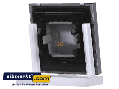 Ansicht hinten Jung AL 2990 KP Wippe gepr�gtes Symbol Klingel aluminium 