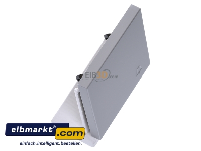 Ansicht oben links Jung AL 2990 KP Wippe gepr�gtes Symbol Klingel aluminium 