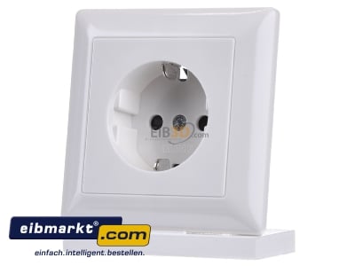 Front view Jung AS 1520 KI WW Socket outlet protective contact white
