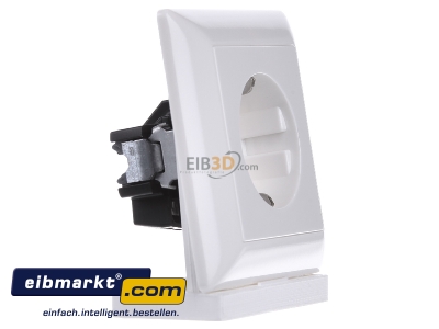 Ansicht links Jung AS 1520 KI WW SCHUKO-Steckdose alpinwei� 