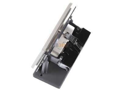 Ansicht oben rechts Jung CD 1520 SCHUKO-Steckdose wei� 
