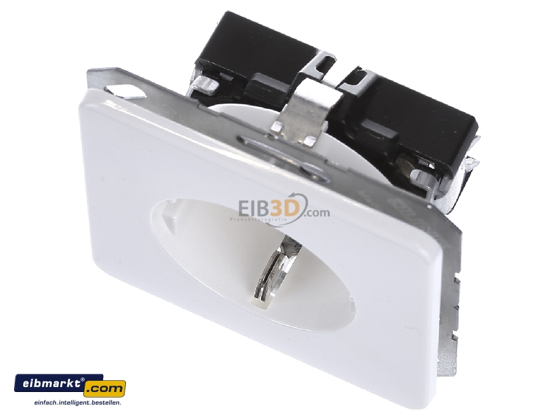Presa Elettrica Jung Schuko A1520 KI WW Bianco Alpino Con Protezione Contatti - 4