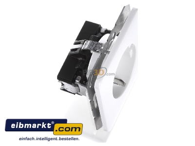 Ansicht oben links Jung CD 1520 BF WW SCHUKO-Steckdose alpinwei� 