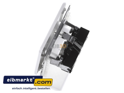 Ansicht oben rechts Jung CD 1520 BF WW SCHUKO-Steckdose alpinwei� 