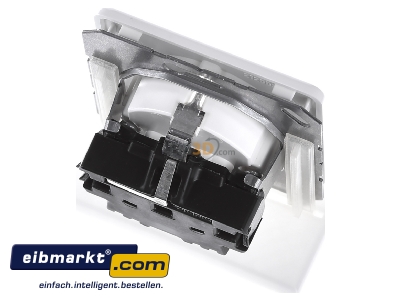 Ansicht oben hinten Jung CD 1520 BF WW SCHUKO-Steckdose alpinwei� 