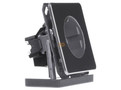 Ansicht links Jung CD 1520 KI PT SCHUKO-Steckdose platin 