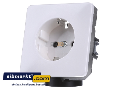 Front view Jung CD 1520 KI WW Socket outlet protective contact white

