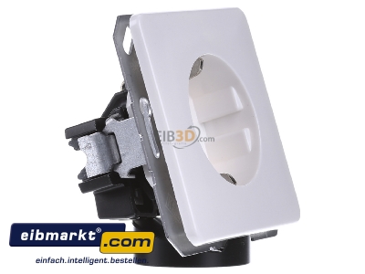 View on the left Jung CD 1520 KI WW Socket outlet protective contact white
