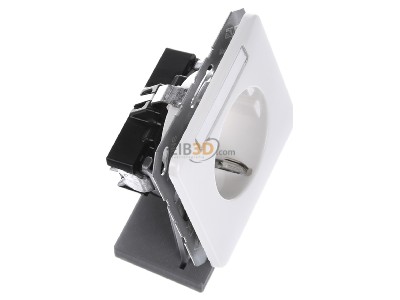 Ansicht oben links Jung CD 1520 NA WW SCHUKO-Steckdose alpinwei� 