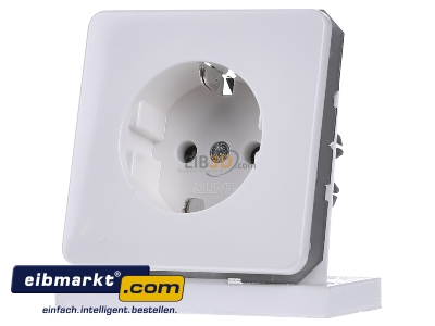Front view Jung CD 1520 WW Socket outlet protective contact white - 
