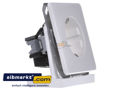 Ansicht links Jung CD 1520 WW SCHUKO-Steckdose alpinwei� 