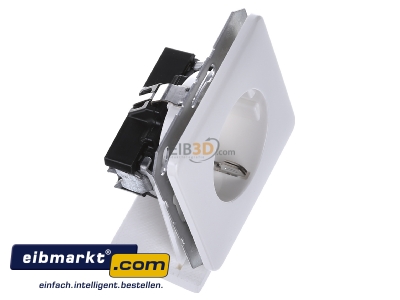 Ansicht oben links Jung CD 1520 WW SCHUKO-Steckdose alpinwei� 