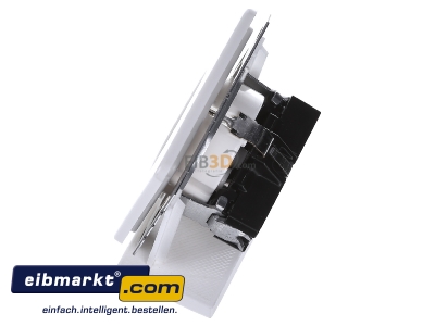 Ansicht oben rechts Jung CD 1520 WW SCHUKO-Steckdose alpinwei� 