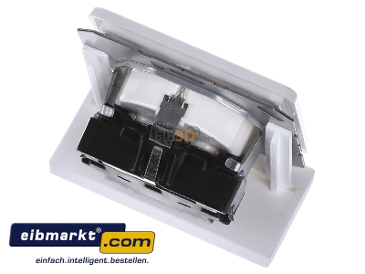 Ansicht oben hinten Jung CD 1520 WW SCHUKO-Steckdose alpinwei� 