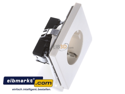 Ansicht oben links Jung LS 1520 SCHUKO-Steckdose wei� 