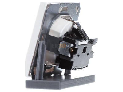 Ansicht rechts Jung LS 1520 KI WW Schuko-Steckdose, alpinwei�, 