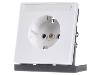 Frontansicht Jung LS 1520 NA WW SCHUKO-Steckdose alpinwei� 
