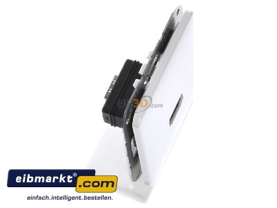 Ansicht oben links Jung MA CD 1112 WW Multimediadose HDMI alpinwei 