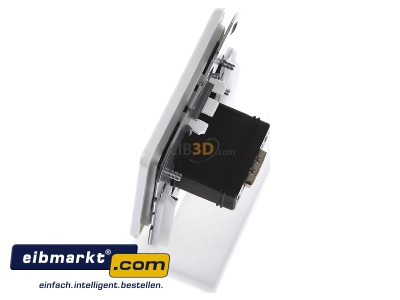 Ansicht oben rechts Jung MA CD 1112 WW Multimediadose HDMI alpinwei 