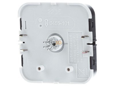 Ansicht hinten Busch Jaeger 6455-101 Busch-Timer Bedienelement Komfort 