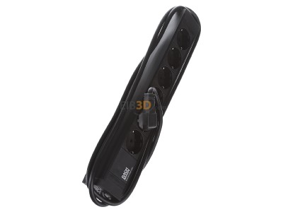 Ansicht oben links Bachmann 420.0018 Steckdosenleiste 6xSchuko 2m 