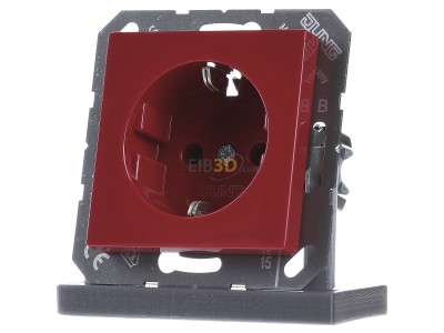 Front view Jung A 1520 BF RT Socket outlet (receptacle) 
