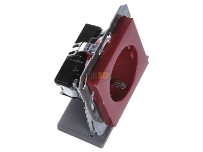 Ansicht oben links Jung A 1520 BF RT SCHUKO-Steckdose rot 