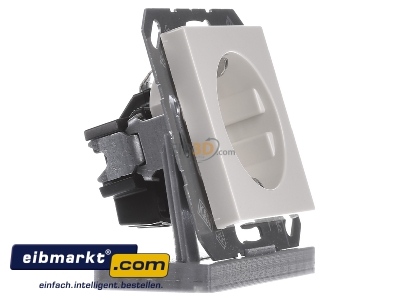 Ansicht links Jung A1520KI SCHUKO-Steckdose wei� A 1520 KI