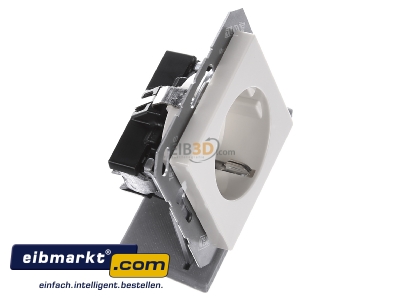 Ansicht oben links Jung A1520KI SCHUKO-Steckdose wei� A 1520 KI