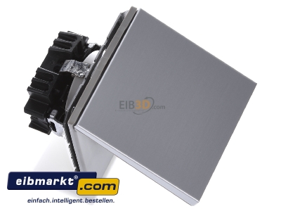 Ansicht oben links Jung AL 1520 KL SCHUKO-Steckdose aluminium 