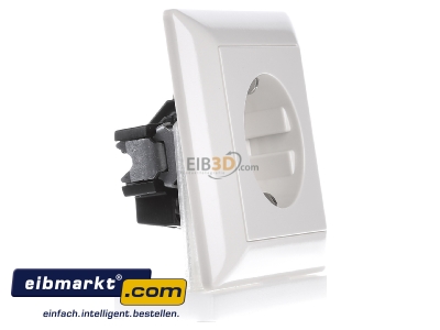 Ansicht links Jung AS1520 SCHUKO-Steckdose wei� 
