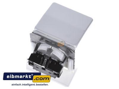 Ansicht oben hinten Jung CD 1520 BFKL LG SCHUKO-Steckdose lichtgrau 