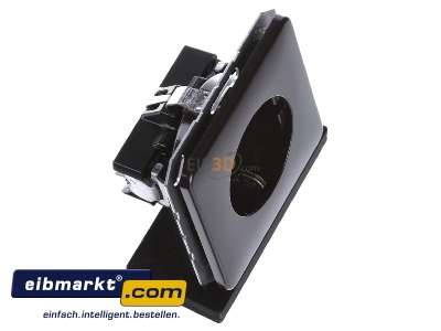 Ansicht oben links Jung CD 1520 BR SCHUKO-Steckdose braun 