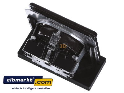 Ansicht oben hinten Jung CD 1520 BR SCHUKO-Steckdose braun 