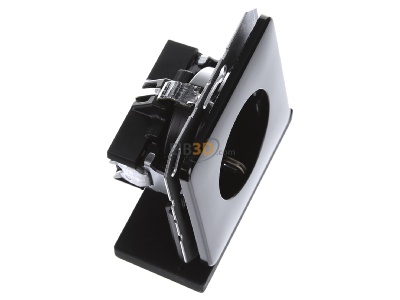 Ansicht oben links Jung CD 1520 SW SCHUKO-Steckdose schwarz 