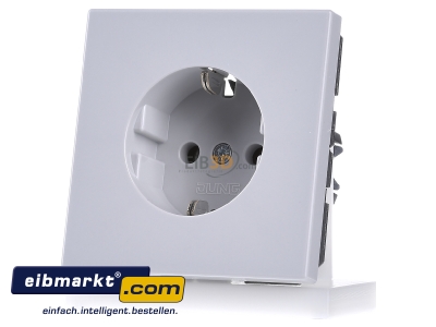 Frontansicht Jung LS 1520 LG SCHUKO-Steckdose lichtgrau 