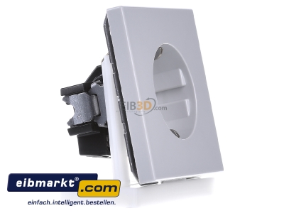 Ansicht links Jung LS 1520 LG SCHUKO-Steckdose lichtgrau 