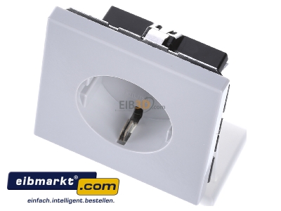 Ansicht oben vorne Jung LS 1520 LG SCHUKO-Steckdose lichtgrau 