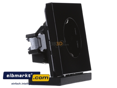 Ansicht links Jung LS 1520 SW SCHUKO-Steckdose schwarz 