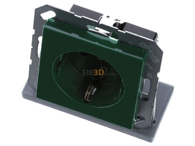 Ansicht oben vorne Jung A 1520 BF GN SCHUKO-Steckdose 16A�250V 