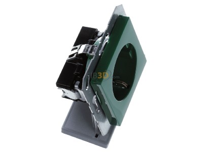 Ansicht oben links Jung A 1520 BF GN SCHUKO-Steckdose 16A�250V 