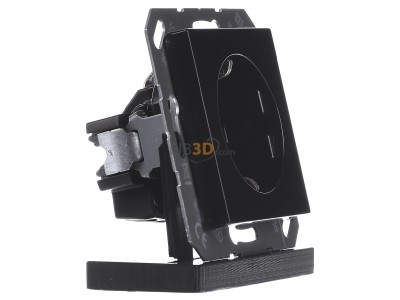 Ansicht links Jung A 1520 KI SW SCHUKO-Steckdose 16A�250V m.Ber�hrungsschutz 