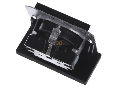 Ansicht oben hinten Jung A 1520 KI SW SCHUKO-Steckdose 16A�250V m.Ber�hrungsschutz 