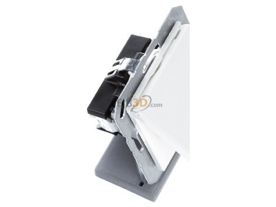 Ansicht oben links Jung A 1520 KIKL WW SCHUKO-Steckdose 16A�250V Klappdeckel 