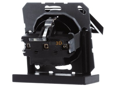 Ansicht hinten Jung A 1520 KL SW SCHUKO-Steckdose 16A�250V Klappdeckel 