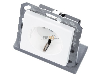 View up front Jung ABA 1520 WW Socket outlet (receptacle) 
